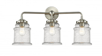 Canton - 3 Light - 24 inch - Brushed Satin Nickel - Bath Vanity Light (3442|284-3W-SN-G184-LED)