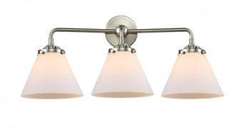 Cone - 3 Light - 26 inch - Brushed Satin Nickel - Bath Vanity Light (3442|284-3W-SN-G41)