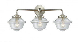 Oxford - 3 Light - 26 inch - Brushed Satin Nickel - Bath Vanity Light (3442|284-3W-SN-G532)