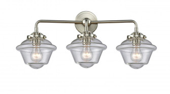 Oxford - 3 Light - 26 inch - Brushed Satin Nickel - Bath Vanity Light (3442|284-3W-SN-G534-LED)
