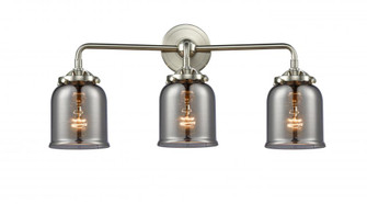 Bell - 3 Light - 23 inch - Brushed Satin Nickel - Bath Vanity Light (3442|284-3W-SN-G53-LED)