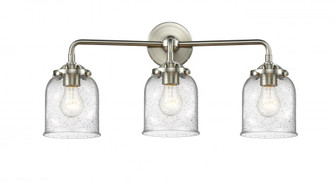 Bell - 3 Light - 23 inch - Brushed Satin Nickel - Bath Vanity Light (3442|284-3W-SN-G54)