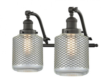 Stanton - 2 Light - 18 inch - Oil Rubbed Bronze - Adjustable Bath Vanity Light (3442|515-2W-OB-G262)