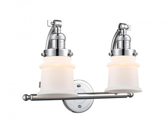 Canton - 2 Light - 18 inch - Polished Chrome - Adjustable Bath Vanity Light (3442|515-2W-PC-G181S-LED)