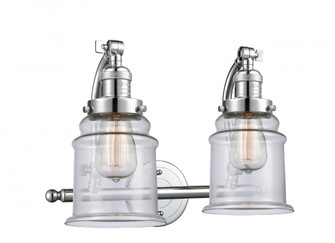 Canton - 2 Light - 18 inch - Polished Chrome - Adjustable Bath Vanity Light (3442|515-2W-PC-G182)