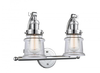 Canton - 2 Light - 18 inch - Polished Chrome - Adjustable Bath Vanity Light (3442|515-2W-PC-G182S)