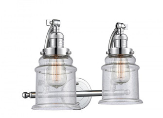 Canton - 2 Light - 18 inch - Polished Chrome - Adjustable Bath Vanity Light (3442|515-2W-PC-G184-LED)
