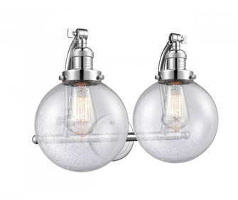 Beacon - 2 Light - 18 inch - Polished Chrome - Adjustable Bath Vanity Light (3442|515-2W-PC-G204-8)