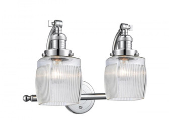 Colton - 2 Light - 17 inch - Polished Chrome - Adjustable Bath Vanity Light (3442|515-2W-PC-G302)