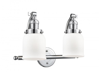 Bell - 2 Light - 18 inch - Polished Chrome - Adjustable Bath Vanity Light (3442|515-2W-PC-G51-LED)