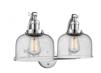 Bell - 2 Light - 18 inch - Polished Chrome - Adjustable Bath Vanity Light (3442|515-2W-PC-G74)