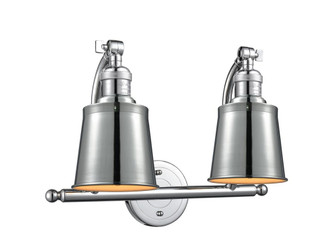 Addison - 2 Light - 18 inch - Polished Chrome - Adjustable Bath Vanity Light (3442|515-2W-PC-M9-PC-LED)