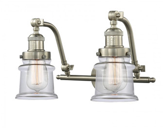 Canton - 2 Light - 18 inch - Brushed Satin Nickel - Adjustable Bath Vanity Light (3442|515-2W-SN-G182S)
