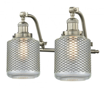 Stanton - 2 Light - 18 inch - Brushed Satin Nickel - Adjustable Bath Vanity Light (3442|515-2W-SN-G262)