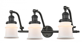 Canton - 3 Light - 28 inch - Oil Rubbed Bronze - Adjustable Bath Vanity Light (3442|515-3W-OB-G181S-LED)