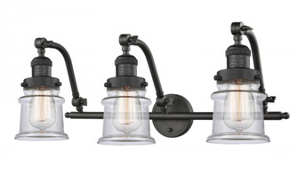 Canton - 3 Light - 28 inch - Oil Rubbed Bronze - Adjustable Bath Vanity Light (3442|515-3W-OB-G182S-LED)