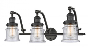 Canton - 3 Light - 28 inch - Oil Rubbed Bronze - Adjustable Bath Vanity Light (3442|515-3W-OB-G184S-LED)
