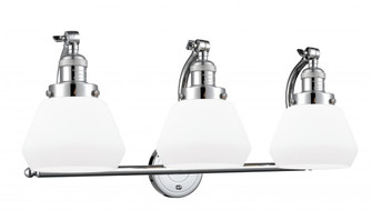 Fulton - 3 Light - 28 inch - Polished Chrome - Adjustable Bath Vanity Light (3442|515-3W-PC-G171)