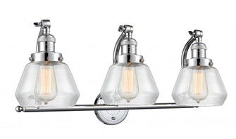 Fulton - 3 Light - 28 inch - Polished Chrome - Adjustable Bath Vanity Light (3442|515-3W-PC-G172-LED)