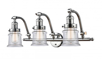 Canton - 3 Light - 28 inch - Polished Chrome - Adjustable Bath Vanity Light (3442|515-3W-PC-G182S)