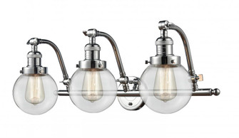 Beacon - 3 Light - 26 inch - Polished Chrome - Adjustable Bath Vanity Light (3442|515-3W-PC-G202-6-LED)
