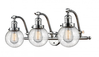 Beacon - 3 Light - 26 inch - Polished Chrome - Adjustable Bath Vanity Light (3442|515-3W-PC-G204-6-LED)