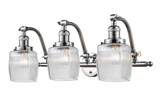 Colton - 3 Light - 27 inch - Polished Chrome - Adjustable Bath Vanity Light (3442|515-3W-PC-G302)