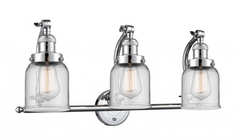 Bell - 3 Light - 28 inch - Polished Chrome - Adjustable Bath Vanity Light (3442|515-3W-PC-G52-LED)