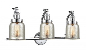 Bell - 3 Light - 28 inch - Polished Chrome - Adjustable Bath Vanity Light (3442|515-3W-PC-G58)