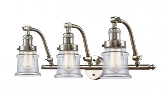 Canton - 3 Light - 28 inch - Brushed Satin Nickel - Adjustable Bath Vanity Light (3442|515-3W-SN-G182S-LED)