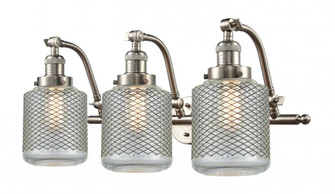 Stanton - 3 Light - 28 inch - Brushed Satin Nickel - Adjustable Bath Vanity Light (3442|515-3W-SN-G262)