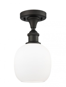 Belfast - 1 Light - 6 inch - Oil Rubbed Bronze - Semi-Flush Mount (3442|516-1C-OB-G101)