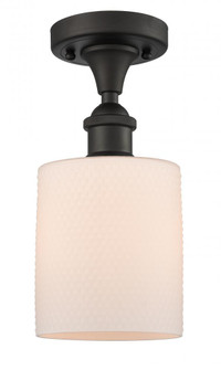 Cobbleskill - 1 Light - 5 inch - Oil Rubbed Bronze - Semi-Flush Mount (3442|516-1C-OB-G111-LED)