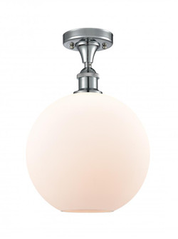 Athens - 1 Light - 10 inch - Polished Chrome - Semi-Flush Mount (3442|516-1C-PC-G121-10-LED)