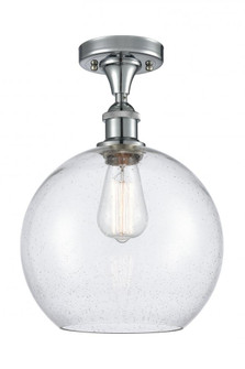Athens - 1 Light - 10 inch - Polished Chrome - Semi-Flush Mount (3442|516-1C-PC-G124-10)