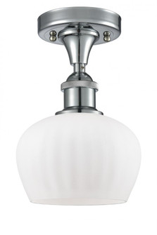 Fenton - 1 Light - 7 inch - Polished Chrome - Semi-Flush Mount (3442|516-1C-PC-G91-LED)