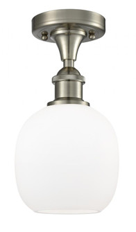 Belfast - 1 Light - 6 inch - Brushed Satin Nickel - Semi-Flush Mount (3442|516-1C-SN-G101)