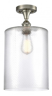 Cobbleskill - 1 Light - 9 inch - Brushed Satin Nickel - Semi-Flush Mount (3442|516-1C-SN-G112-L-LED)