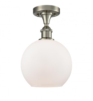 Athens - 1 Light - 8 inch - Brushed Satin Nickel - Semi-Flush Mount (3442|516-1C-SN-G121)