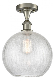 Athens - 1 Light - 10 inch - Brushed Satin Nickel - Semi-Flush Mount (3442|516-1C-SN-G125-10)