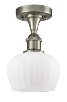 Fenton - 1 Light - 7 inch - Brushed Satin Nickel - Semi-Flush Mount (3442|516-1C-SN-G91-LED)