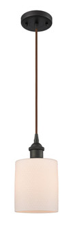 Cobbleskill - 1 Light - 5 inch - Oil Rubbed Bronze - Cord hung - Mini Pendant (3442|516-1P-OB-G111-LED)