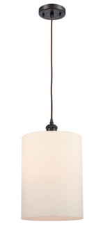Cobbleskill - 1 Light - 9 inch - Oil Rubbed Bronze - Cord hung - Mini Pendant (3442|516-1P-OB-G111-L-LED)