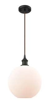 Athens - 1 Light - 10 inch - Oil Rubbed Bronze - Cord hung - Mini Pendant (3442|516-1P-OB-G121-10-LED)