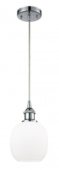 Belfast - 1 Light - 6 inch - Polished Chrome - Cord hung - Mini Pendant (3442|516-1P-PC-G101-LED)