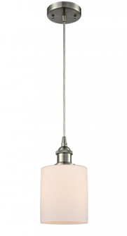 Cobbleskill - 1 Light - 5 inch - Brushed Satin Nickel - Cord hung - Mini Pendant (3442|516-1P-SN-G111-LED)