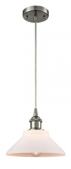 Orwell - 1 Light - 8 inch - Brushed Satin Nickel - Cord hung - Mini Pendant (3442|516-1P-SN-G131)