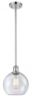 Athens - 1 Light - 8 inch - Polished Chrome - Mini Pendant (3442|516-1S-PC-G124-LED)
