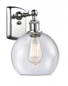 Athens - 1 Light - 8 inch - Polished Chrome - Sconce (3442|516-1W-PC-G124-LED)