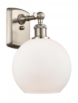 Athens - 1 Light - 8 inch - Brushed Satin Nickel - Sconce (3442|516-1W-SN-G121)